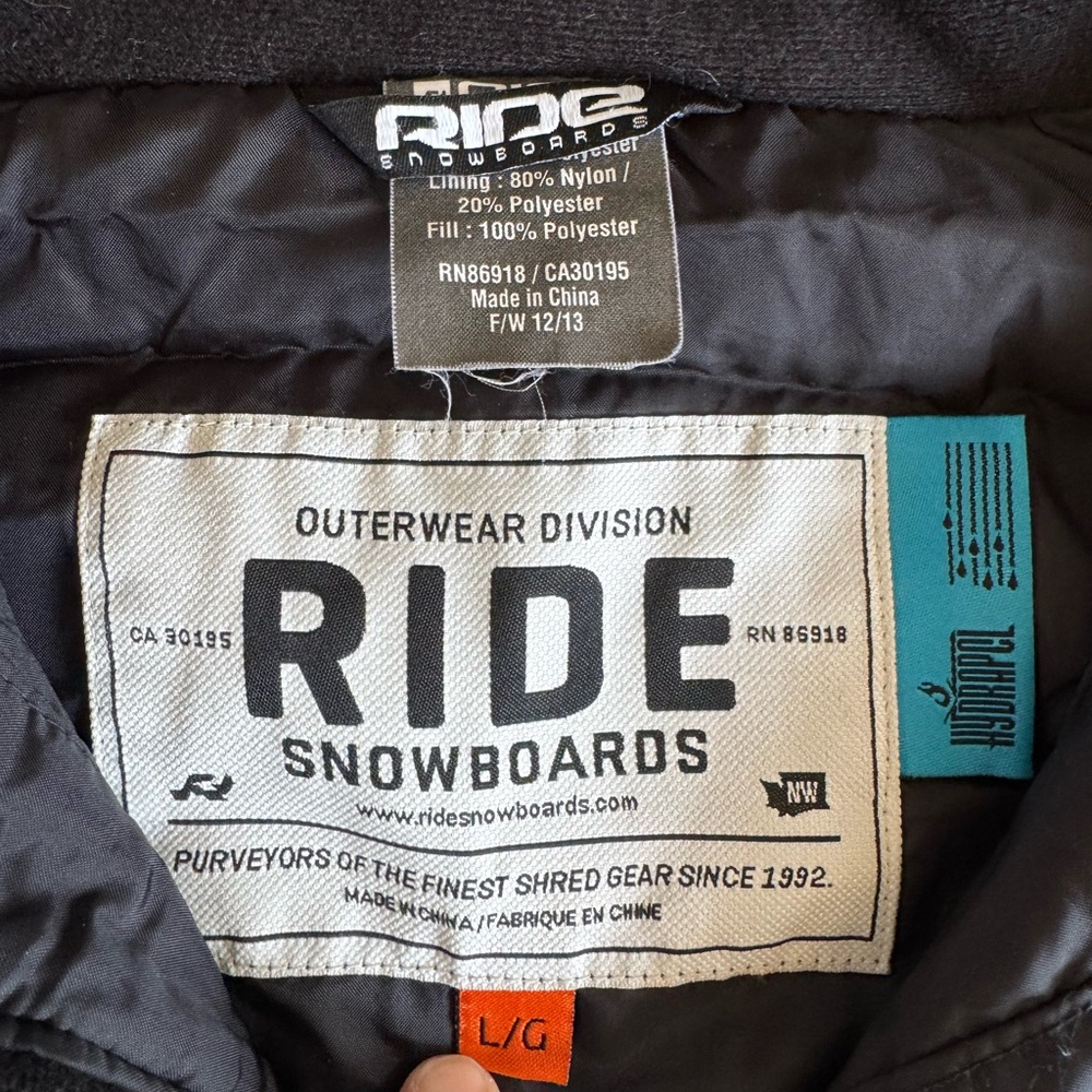 Men’s Ride snowboard jacket - Picture 3 of 6